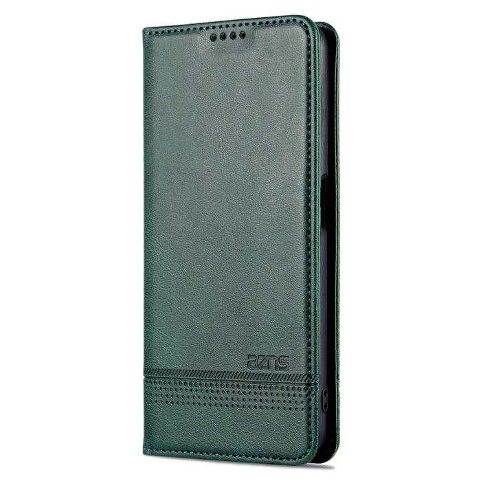 AZNS Funda de cuero con tapa magnética con textura de becerro para teléfono, For OPPO K10 / A96 4G / Realme 9i, For Xiaomi Redmi 10C / 10 India, For Honor X8 / X30i