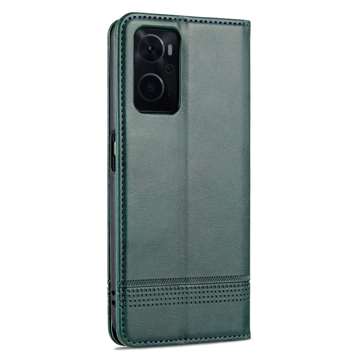 AZNS Funda de cuero con tapa magnética con textura de becerro para teléfono, For OPPO K10 / A96 4G / Realme 9i, For Xiaomi Redmi 10C / 10 India, For Honor X8 / X30i