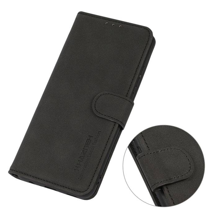 KHAZNEH Estuche para teléfono de cuero con textura mate, For Xiaomi Poco X4 Pro 5G, For Xiaomi Redmi 10A, For Xiaomi Redmi 10C, For Xiaomi Redmi Note 11 Pro 5G / 4G Foreign, For Xiaomi Redmi Note 11E, For Xiaomi Redmi Note 11S, For Xiaomi Poco M4 Pro 4...