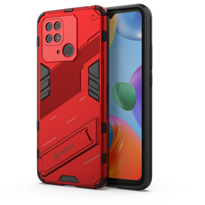 Funda para teléfono PC + TPU Punk Armor con soporte, For Xiaomi Redmi 10C 4G