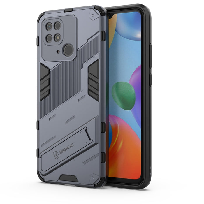 Funda para teléfono PC + TPU Punk Armor con soporte, For Xiaomi Redmi 10C 4G