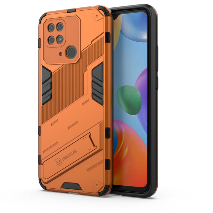 Funda para teléfono PC + TPU Punk Armor con soporte, For Xiaomi Redmi 10C 4G