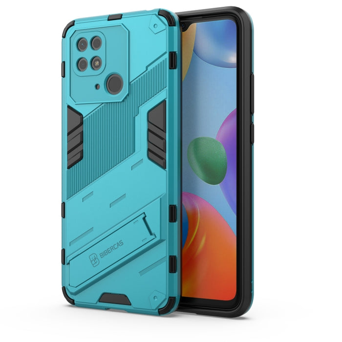 Funda para teléfono PC + TPU Punk Armor con soporte, For Xiaomi Redmi 10C 4G