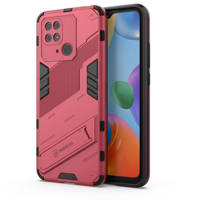 Funda para teléfono PC + TPU Punk Armor con soporte, For Xiaomi Redmi 10C 4G