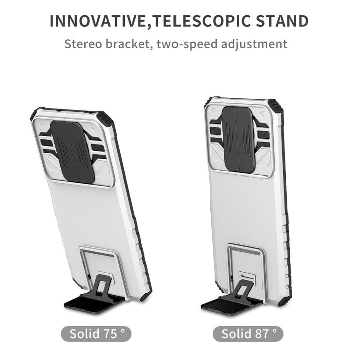 Estuche para teléfono Camshield deslizante con soporte estereoscópico, For Xiaomi Redmi Note 10 Pro 4G, For Xiaomi Poco X3