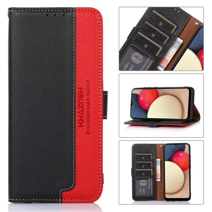 KHAZNEH Estuche para teléfono RFID de cuero con textura de litchi, For Xiaomi Redmi 10A, For Xiaomi Redmi 10C, For Xiaomi Redmi K40S, For Xiaomi Redmi K50 / K50 Pro, For Xiaomi Redmi Note 11 Pro 5G / 4G Foreign, For Xiaomi Redmi Note 11E               ...