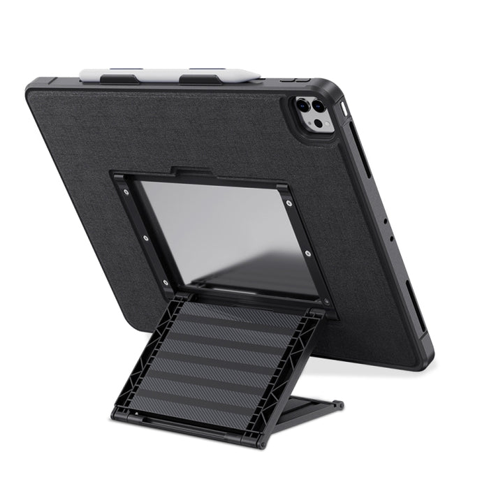Estuche para tableta con tapa magnética y soporte de suspensión