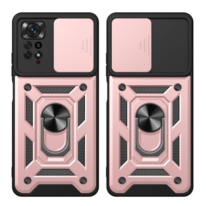 Diseño de cubierta de cámara deslizante TPU + PC Funda protectora para teléfono, For Xiaomi Redmi Note 11 Pro Global, For Xiaomi Redmi Note 11S