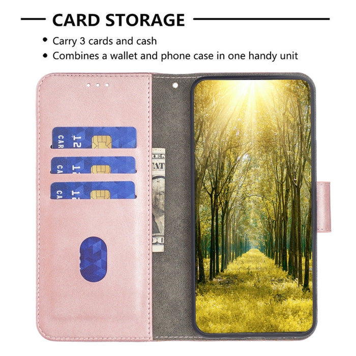 Estuche para teléfono de cuero con textura de cocodrilo con bloque de color, For Xiaomi Poco M4 Pro, For Xiaomi Poco M4 Pro 5G