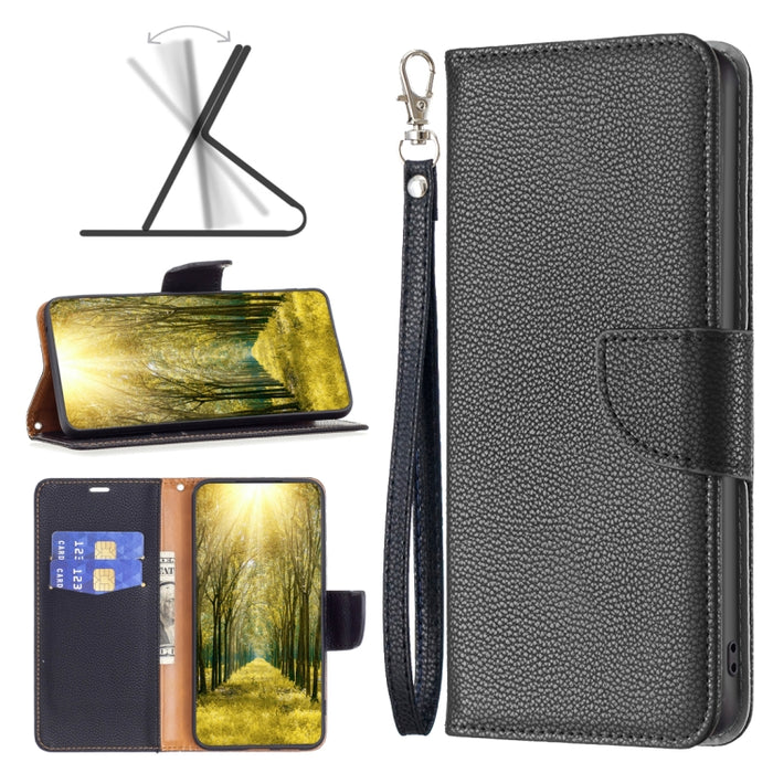 Estuche para teléfono de cuero de color puro con textura de litchi, For Xiaomi Poco M4 Pro, For Xiaomi Poco M4 Pro 5G