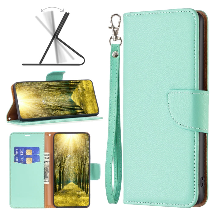 Estuche para teléfono de cuero de color puro con textura de litchi, For Xiaomi Poco M4 Pro, For Xiaomi Poco M4 Pro 5G