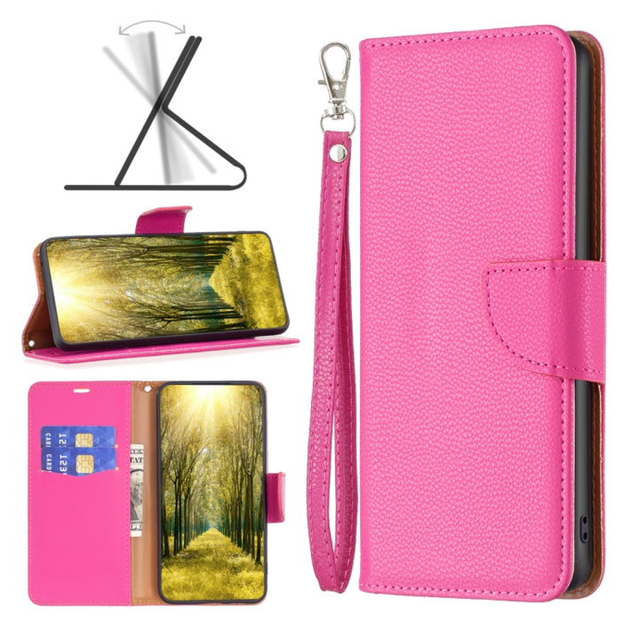 Estuche para teléfono de cuero de color puro con textura de litchi, For Xiaomi Poco M4 Pro, For Xiaomi Poco M4 Pro 5G