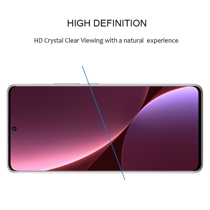 Película de vidrio templado de pantalla completa de borde curvo 3D, For Xiaomi 12 Lite (1 PC)