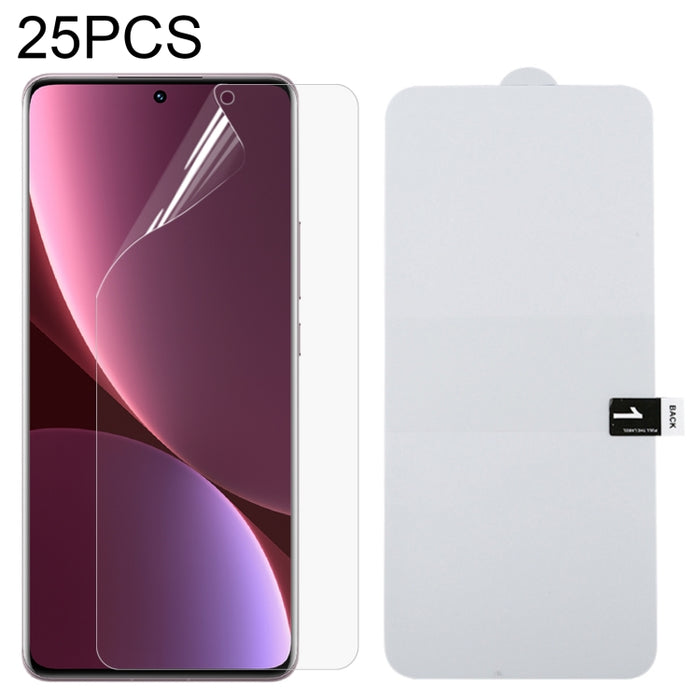 25 PCS Protector de pantalla completa Película de hidrogel a prueba de explosiones, For Xiaomi 12 Lite (25 PCS)