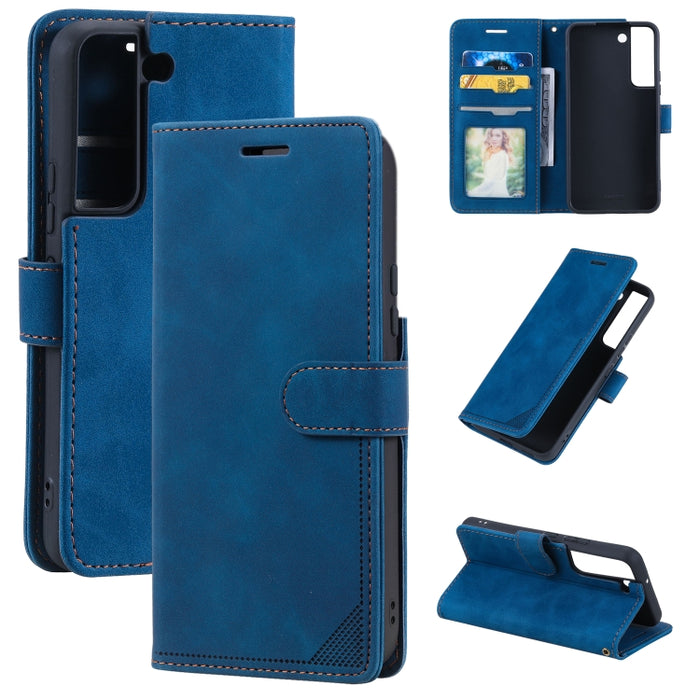 Estuche para teléfono de cuero con cepillo antirrobo Skin Feel, For Samsung Galaxy S22 Ultra 5G, For Samsung Galaxy S22 5G, For Samsung Galaxy S22+ 5G, For Xiaomi Redmi Note 11 Pro 4G, For Xiaomi Redmi Note 11 4G/11S Global