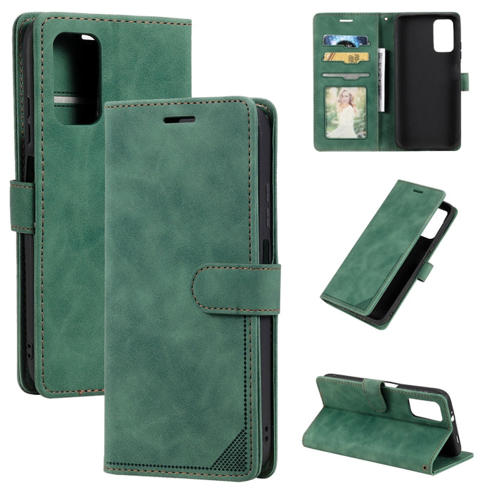 Estuche para teléfono de cuero con cepillo antirrobo Skin Feel, For Samsung Galaxy S22 Ultra 5G, For Samsung Galaxy S22 5G, For Samsung Galaxy S22+ 5G, For Xiaomi Redmi Note 11 Pro 4G, For Xiaomi Redmi Note 11 4G/11S Global