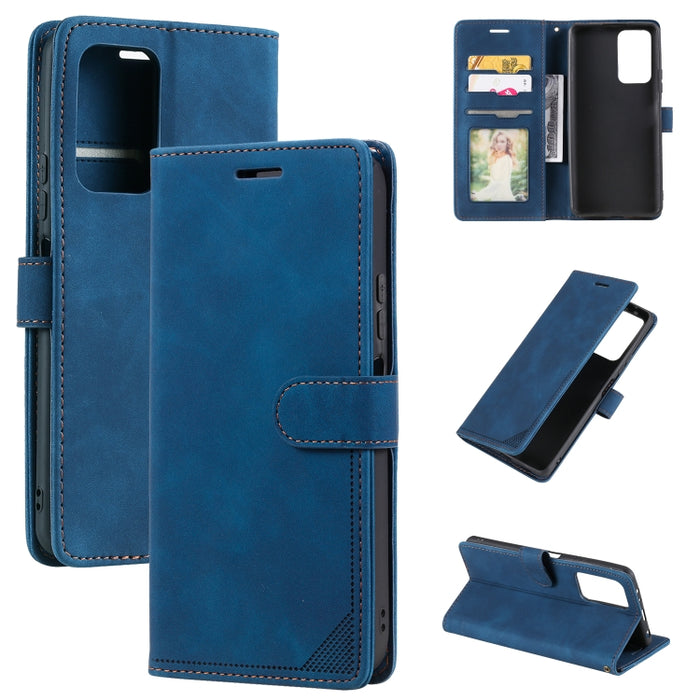 Estuche para teléfono de cuero con cepillo antirrobo Skin Feel, For Samsung Galaxy S22 Ultra 5G, For Samsung Galaxy S22 5G, For Samsung Galaxy S22+ 5G, For Xiaomi Redmi Note 11 Pro 4G, For Xiaomi Redmi Note 11 4G/11S Global