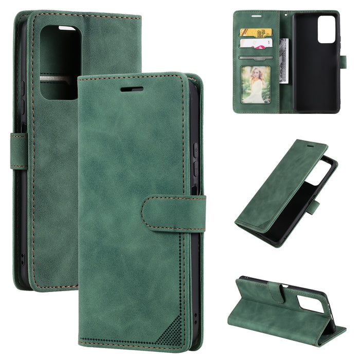 Estuche para teléfono de cuero con cepillo antirrobo Skin Feel, For Samsung Galaxy S22 Ultra 5G, For Samsung Galaxy S22 5G, For Samsung Galaxy S22+ 5G, For Xiaomi Redmi Note 11 Pro 4G, For Xiaomi Redmi Note 11 4G/11S Global