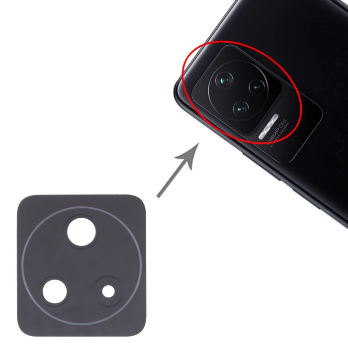 Lente de cámara trasera de 10 piezas, For Xiaomi Redmi K50/Redmi K50 Pro, For XiaomiRedmi Note 11 Pro 4G / Note 11 Pro+ 5G India / Note 11E Pro, For Xiaomi Poco X4 Pro 5G, For Xiaomi Poco M4 Pro 4G, For Xiaomi Poco M3 Pro 5G, For Xiaomi Redmi Note 11T ...