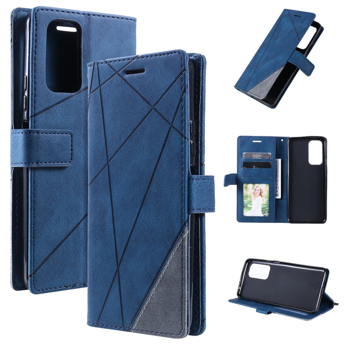 Estuche para teléfono de cuero con empalme de piel, For Xiaomi 11T, For Xiaomi Redmi Note 11, For Xiaomi Redmi Note 11 Pro, For Xiaomi Redmi K40S, For Xiaomi Redmi Note 11S, For Xiaomi Redmi 10C 4G Global/10 India, For Xiaomi Poco X4 Pro 5G            ...