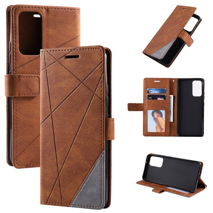 Estuche para teléfono de cuero con empalme de piel, For Xiaomi 11T, For Xiaomi Redmi Note 11, For Xiaomi Redmi Note 11 Pro, For Xiaomi Redmi K40S, For Xiaomi Redmi Note 11S, For Xiaomi Redmi 10C 4G Global/10 India, For Xiaomi Poco X4 Pro 5G            ...