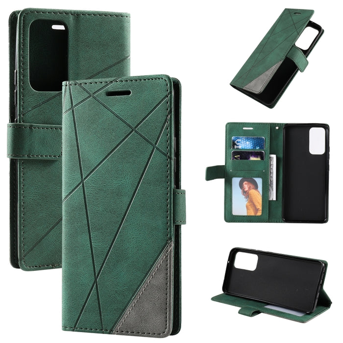 Estuche para teléfono de cuero con empalme de piel, For Xiaomi 11T, For Xiaomi Redmi Note 11, For Xiaomi Redmi Note 11 Pro, For Xiaomi Redmi K40S, For Xiaomi Redmi Note 11S, For Xiaomi Redmi 10C 4G Global/10 India, For Xiaomi Poco X4 Pro 5G            ...