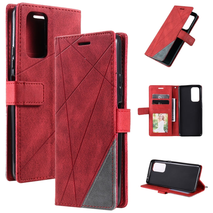 Estuche para teléfono de cuero con empalme de piel, For Xiaomi 11T, For Xiaomi Redmi Note 11, For Xiaomi Redmi Note 11 Pro, For Xiaomi Redmi K40S, For Xiaomi Redmi Note 11S, For Xiaomi Redmi 10C 4G Global/10 India, For Xiaomi Poco X4 Pro 5G            ...