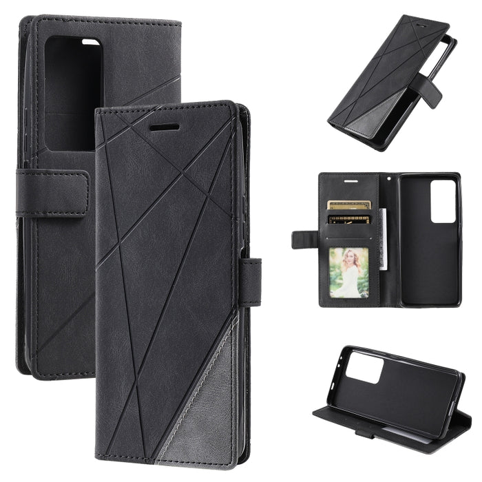 Estuche para teléfono de cuero con empalme de piel, For Xiaomi 11T, For Xiaomi Redmi Note 11, For Xiaomi Redmi Note 11 Pro, For Xiaomi Redmi K40S, For Xiaomi Redmi Note 11S, For Xiaomi Redmi 10C 4G Global/10 India, For Xiaomi Poco X4 Pro 5G            ...