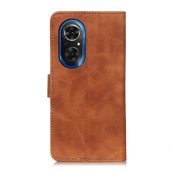 KHAZNEH Estuche para teléfono de cuero con tapa horizontal de textura retro, For OPPO Realme GT2 Pro, For TCL 30 Z, For Honor 50 SE / Huawei Nova 9 SE, For Xiaomi Poco F4 GT 5G