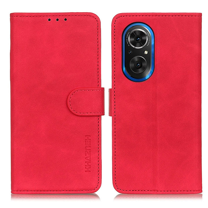 KHAZNEH Estuche para teléfono de cuero con tapa horizontal de textura retro, For OPPO Realme GT2 Pro, For TCL 30 Z, For Honor 50 SE / Huawei Nova 9 SE, For Xiaomi Poco F4 GT 5G