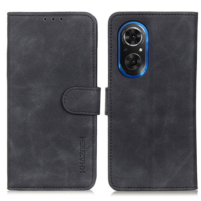 KHAZNEH Estuche para teléfono de cuero con tapa horizontal de textura retro, For OPPO Realme GT2 Pro, For TCL 30 Z, For Honor 50 SE / Huawei Nova 9 SE, For Xiaomi Poco F4 GT 5G