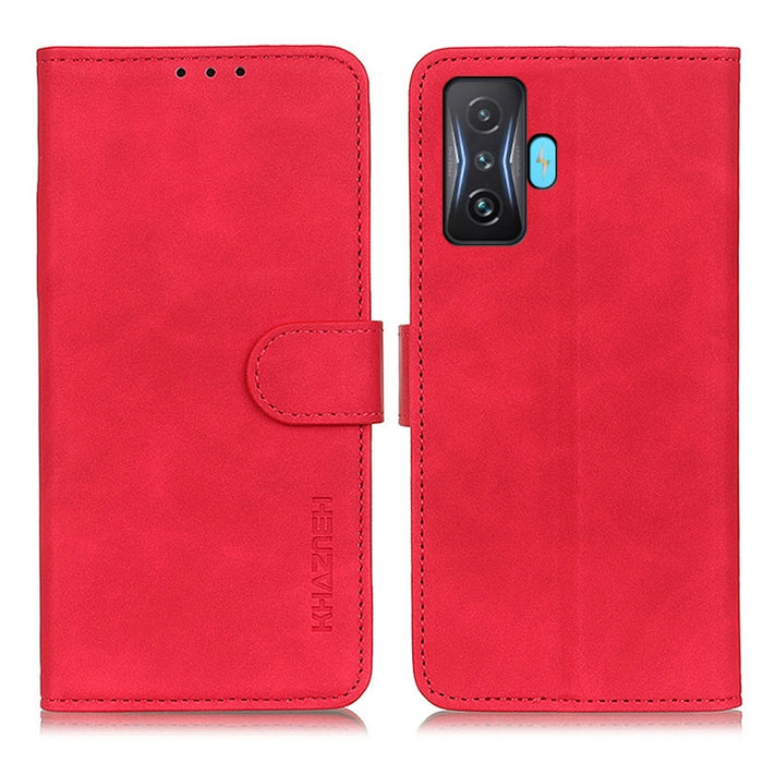 KHAZNEH Estuche para teléfono de cuero con tapa horizontal de textura retro, For OPPO Realme GT2 Pro, For TCL 30 Z, For Honor 50 SE / Huawei Nova 9 SE, For Xiaomi Poco F4 GT 5G