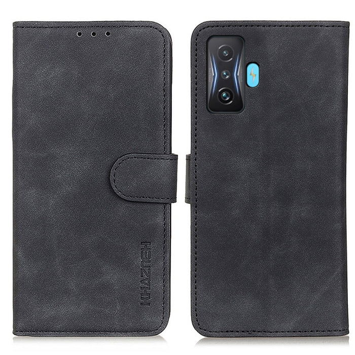KHAZNEH Estuche para teléfono de cuero con tapa horizontal de textura retro, For OPPO Realme GT2 Pro, For TCL 30 Z, For Honor 50 SE / Huawei Nova 9 SE, For Xiaomi Poco F4 GT 5G
