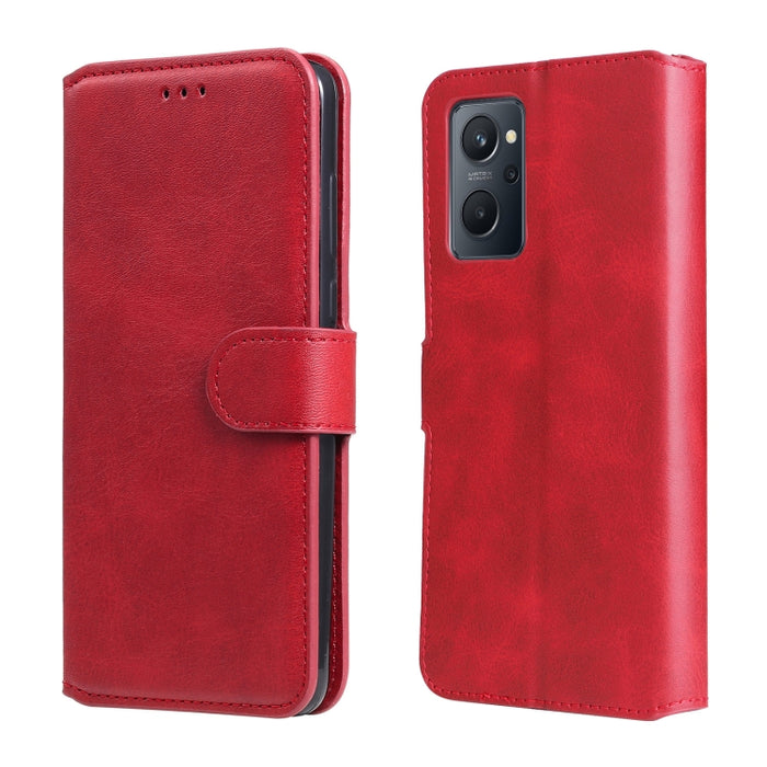 Estuche clásico de piel con tapa y textura de becerro, For OPPO Realme 9i / A36 / A76 / A96 4G, For OPPO Realme 9 Pro+, For OPPO Realme 9 Pro / Realme V25, For OPPO Realme C31, For OPPO Realme C35, For Honor 50 SE / Huawei nova 9 SE                    ...