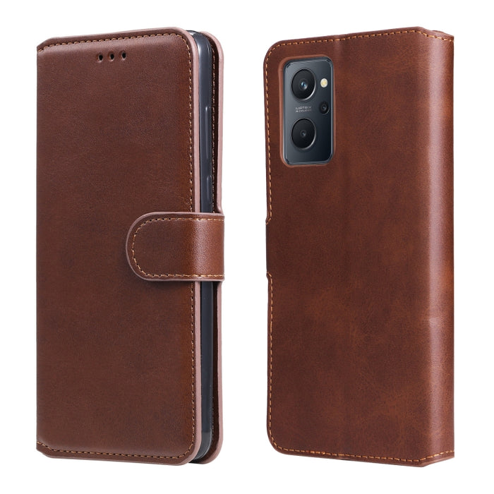 Estuche clásico de piel con tapa y textura de becerro, For OPPO Realme 9i / A36 / A76 / A96 4G, For OPPO Realme 9 Pro+, For OPPO Realme 9 Pro / Realme V25, For OPPO Realme C31, For OPPO Realme C35, For Honor 50 SE / Huawei nova 9 SE                    ...