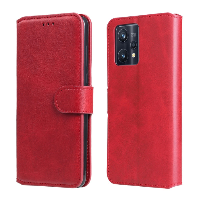 Estuche clásico de piel con tapa y textura de becerro, For OPPO Realme 9i / A36 / A76 / A96 4G, For OPPO Realme 9 Pro+, For OPPO Realme 9 Pro / Realme V25, For OPPO Realme C31, For OPPO Realme C35, For Honor 50 SE / Huawei nova 9 SE                    ...