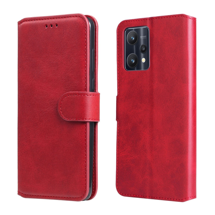 Estuche clásico de piel con tapa y textura de becerro, For OPPO Realme 9i / A36 / A76 / A96 4G, For OPPO Realme 9 Pro+, For OPPO Realme 9 Pro / Realme V25, For OPPO Realme C31, For OPPO Realme C35, For Honor 50 SE / Huawei nova 9 SE                    ...