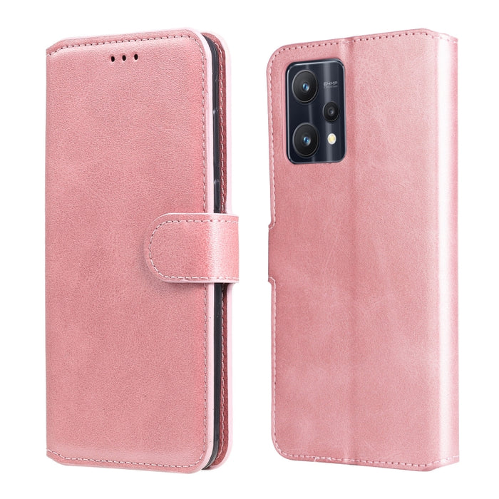 Estuche clásico de piel con tapa y textura de becerro, For OPPO Realme 9i / A36 / A76 / A96 4G, For OPPO Realme 9 Pro+, For OPPO Realme 9 Pro / Realme V25, For OPPO Realme C31, For OPPO Realme C35, For Honor 50 SE / Huawei nova 9 SE                    ...