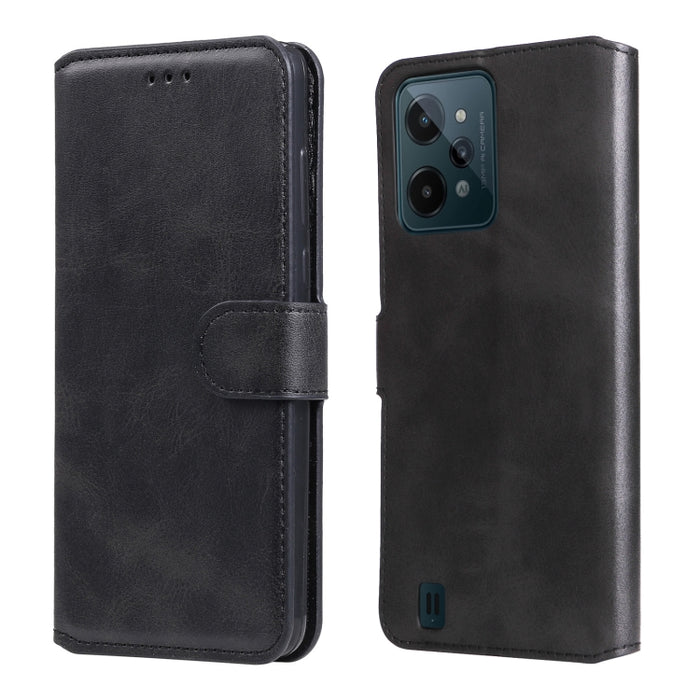 Estuche clásico de piel con tapa y textura de becerro, For OPPO Realme 9i / A36 / A76 / A96 4G, For OPPO Realme 9 Pro+, For OPPO Realme 9 Pro / Realme V25, For OPPO Realme C31, For OPPO Realme C35, For Honor 50 SE / Huawei nova 9 SE                    ...