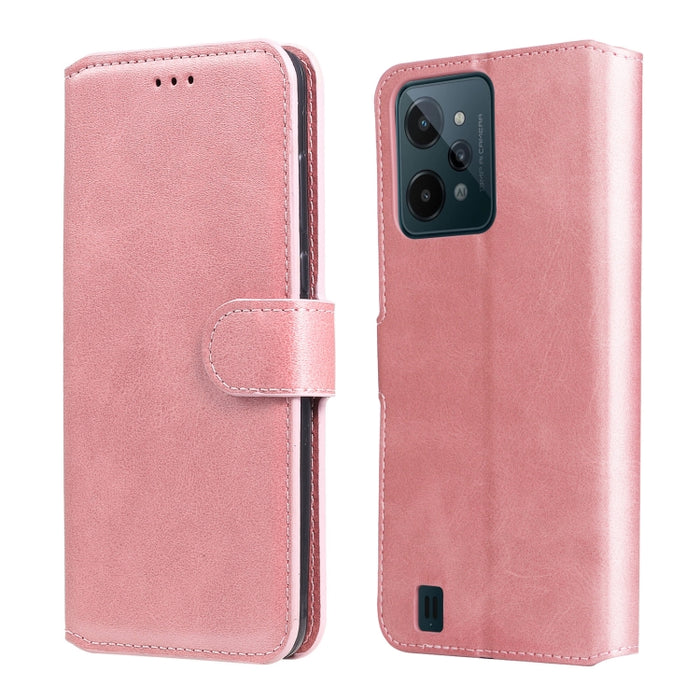 Estuche clásico de piel con tapa y textura de becerro, For OPPO Realme 9i / A36 / A76 / A96 4G, For OPPO Realme 9 Pro+, For OPPO Realme 9 Pro / Realme V25, For OPPO Realme C31, For OPPO Realme C35, For Honor 50 SE / Huawei nova 9 SE                    ...