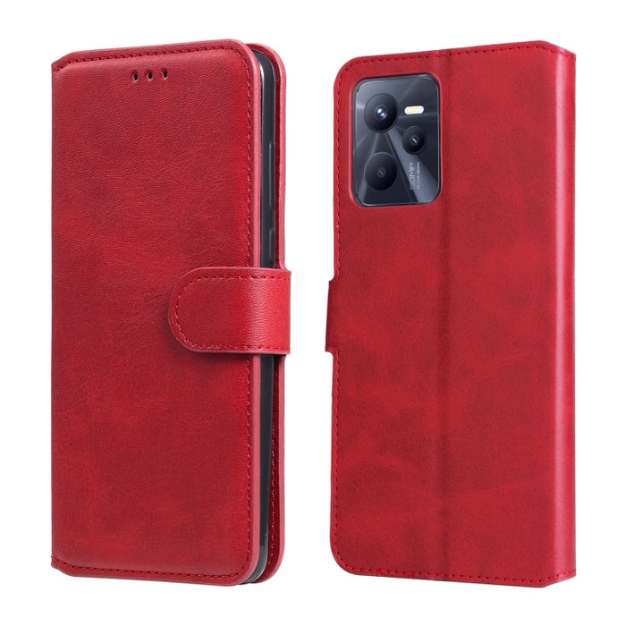 Estuche clásico de piel con tapa y textura de becerro, For OPPO Realme 9i / A36 / A76 / A96 4G, For OPPO Realme 9 Pro+, For OPPO Realme 9 Pro / Realme V25, For OPPO Realme C31, For OPPO Realme C35, For Honor 50 SE / Huawei nova 9 SE                    ...