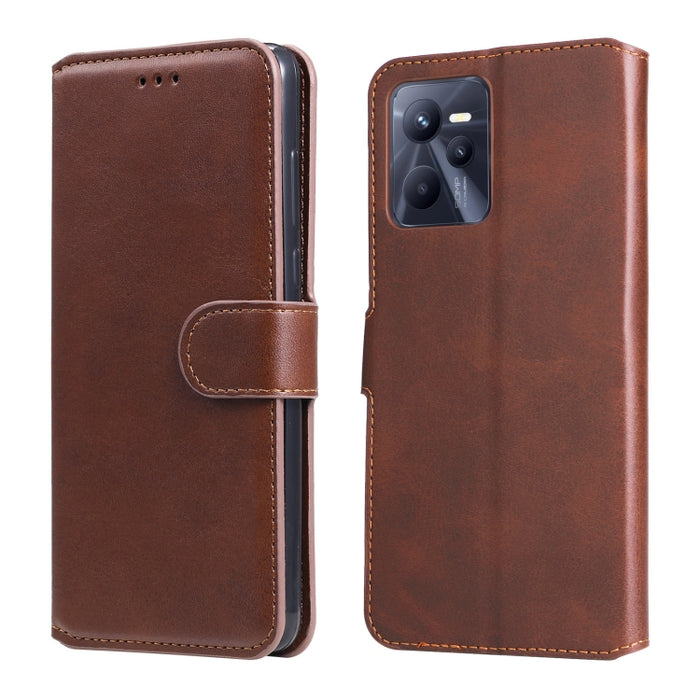 Estuche clásico de piel con tapa y textura de becerro, For OPPO Realme 9i / A36 / A76 / A96 4G, For OPPO Realme 9 Pro+, For OPPO Realme 9 Pro / Realme V25, For OPPO Realme C31, For OPPO Realme C35, For Honor 50 SE / Huawei nova 9 SE                    ...