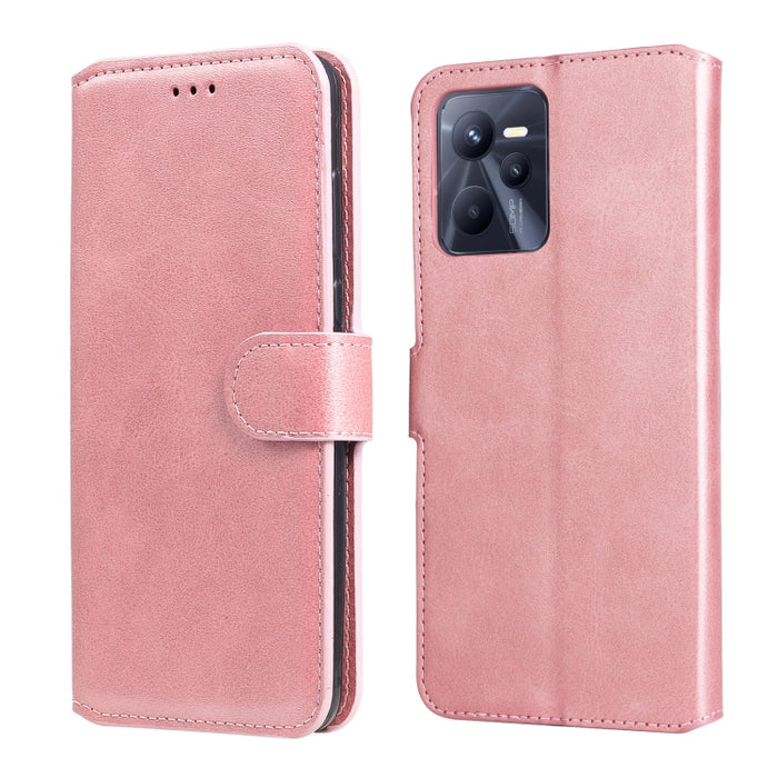 Estuche clásico de piel con tapa y textura de becerro, For OPPO Realme 9i / A36 / A76 / A96 4G, For OPPO Realme 9 Pro+, For OPPO Realme 9 Pro / Realme V25, For OPPO Realme C31, For OPPO Realme C35, For Honor 50 SE / Huawei nova 9 SE                    ...