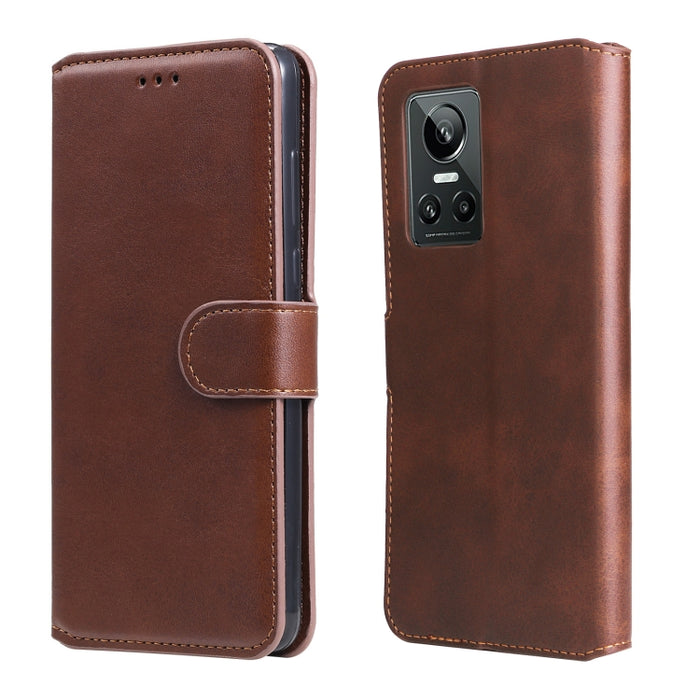 Estuche clásico de piel con tapa y textura de becerro, For OPPO Realme 9i / A36 / A76 / A96 4G, For OPPO Realme 9 Pro+, For OPPO Realme 9 Pro / Realme V25, For OPPO Realme C31, For OPPO Realme C35, For Honor 50 SE / Huawei nova 9 SE                    ...