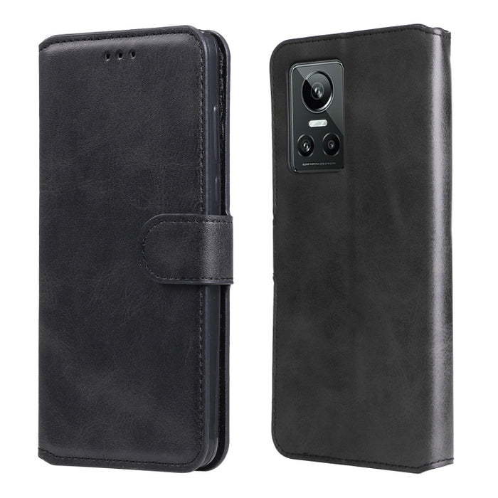 Estuche clásico de piel con tapa y textura de becerro, For OPPO Realme 9i / A36 / A76 / A96 4G, For OPPO Realme 9 Pro+, For OPPO Realme 9 Pro / Realme V25, For OPPO Realme C31, For OPPO Realme C35, For Honor 50 SE / Huawei nova 9 SE                    ...