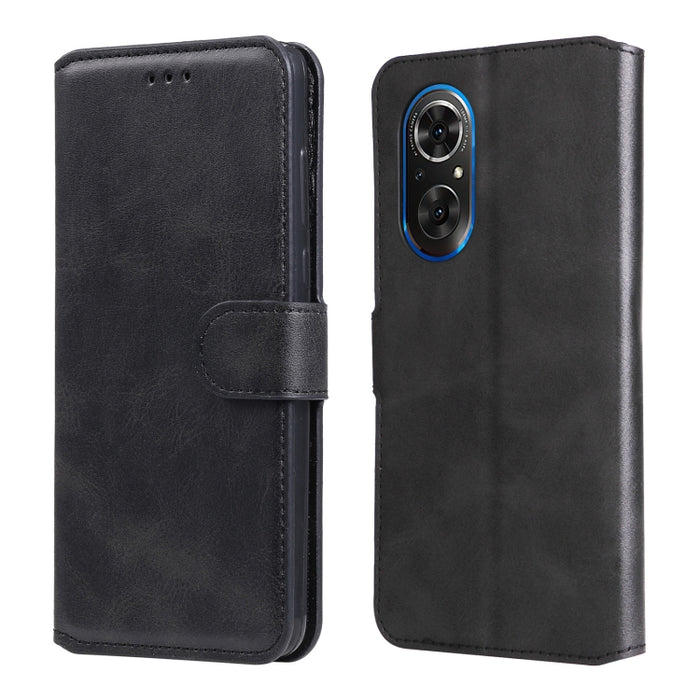 Estuche clásico de piel con tapa y textura de becerro, For OPPO Realme 9i / A36 / A76 / A96 4G, For OPPO Realme 9 Pro+, For OPPO Realme 9 Pro / Realme V25, For OPPO Realme C31, For OPPO Realme C35, For Honor 50 SE / Huawei nova 9 SE                    ...