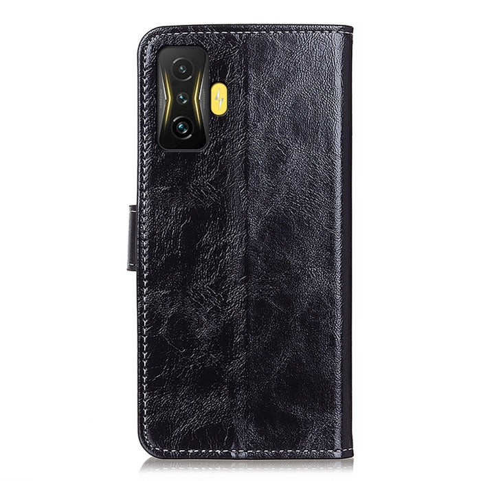 Estuche para teléfono de cuero con textura retro Crazy Horse, For OPPO Realme GT2 Pro, For Xiaomi Poco F4 GT 5G