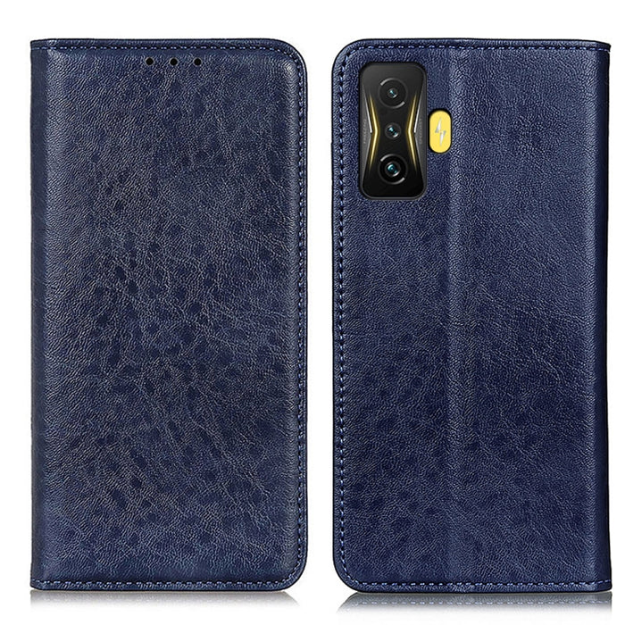 Estuche magnético para teléfono de cuero con textura de Crazy Horse, For Xiaomi Poco F4 GT 5G