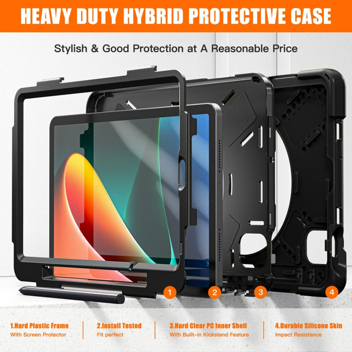 Funda de silicona + PC para tableta, For Xiaomi Pad 5 / Pad 5 Pro