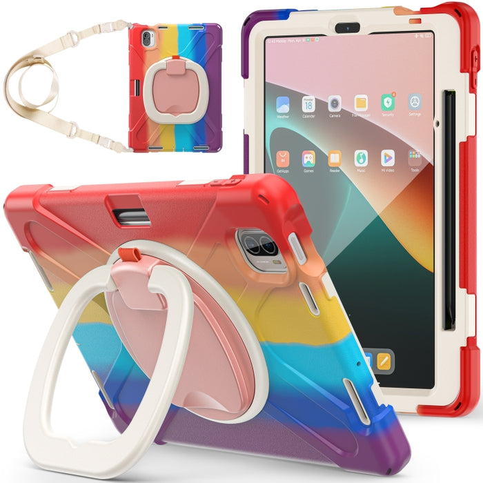 Funda protectora para tableta de silicona + PC, For Xiaomi Pad 5 / Pad 5 Pro